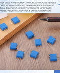 50K Ohm Multiturn Trimmer Potentiometer Kit Pro Grade 3296W Type Top Adjustable Variable Resistor spread on wooden surface