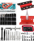 Beefy RC Car Repair Stand With 1100 Piece Screw Kit And Vehicle Scale Accessories For 1/8 To 1/16 Scale RCs