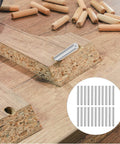 100 Pcs 304 Stainless Steel Cylindrical Locating Pins 5x40mm Solid Dowel Pins for Mechanical Fastening and Industrial Alignment