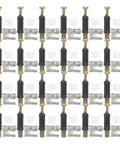 30 Sets Furniture Cam Lock Connector Kit M6 Three In One Cam Type Fasteners With Zinc Alloy And Plastic components