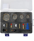 TIG Welding Cup Kit Pro Grade With Quartz Cups Sizes 12 14 16 24 Includes Stainless Guard Heat Shield and Accessories in Case