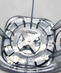 Heavy Duty Commercial Blender Packing Two Eight Zero Zero Watts And Six Liter Stainless Tank, showing stainless blades and container interior.
