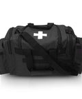 Deluxe EMS Trauma Bag For First Responders With Eight Pockets And Removable Organizer Pro Grade Heavy Duty Polyester PVC Coated Medical Kit Carryall Measures 22 Inches By 11 Inches By 11.5 Inches Black