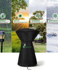 Rugged Waterproof Patio Heater Cover For Portable Tabletop Heaters 18-Inch By 25-Inch Fits COH-500 And Similar Infrared Heaters Tear Resistant Oxford Cloth Keeps Your Outdoor Heater Dry And Ready For Action with anti-UV, windproof, and snow-resistant features.