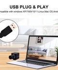 8MP USB Camera High Speed 30FPS 2.8-12mm Zoom Lens With 4X Optical Zoom For Close Up Golf Swing Shots and machine vision, USB shown