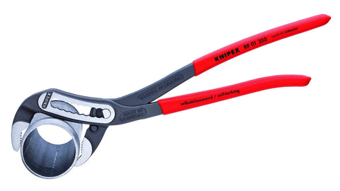 10 Inch Alligator Pliers With 9 Adjustment Positions Delivering 30 Percent More Grip, Slim Head For Tight Access, Self Locking On Pipes And Nuts