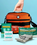 435 Piece First Aid Kit With CPR Essentials And Gauze Grab And Go Ready With Organized Compartments For Easy Access