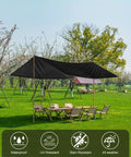 Heavy Duty Waterproof Tarp For Outdoor Use 5 By 5 Feet With UV Resistant And Tear Proof Cover for rain and sun protection over chairs