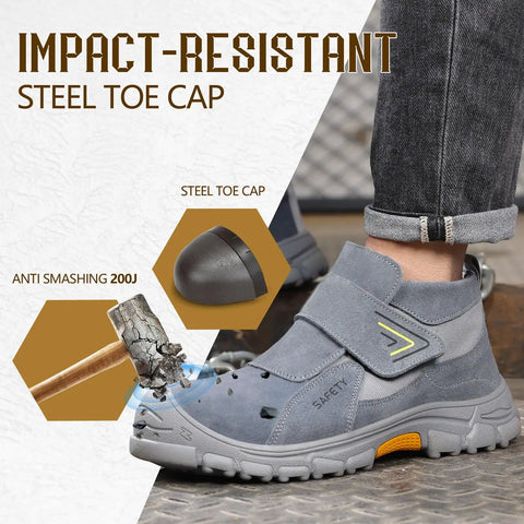 Welding Work Boots for Men With Steel Toe Safety and Slip On Comfort for Welders and Construction Pros Indestructible High Top Boots Built Tough for Real World Jobs
