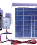 50 Watt Solar Exhaust Fan For Attics, Garages, Greenhouses, Barns And Sheds With Waterproof Build, No Fuss Install, On Off Switch