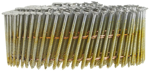 Thickcoat 1-3/4 Inch By.080 Inch 15 Degree Ring Shank Coil Siding Nails For Exterior Home Projects Heavy Duty Fasteners