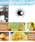 Heavy Duty Electric Ice Shaver Machine Crushing Blocks For Fluffy Snowflake Ice With Smart Air Cooling Setup Made For Food Trucks Milk Tea Shops And Patio Hangouts 750W Heavy Hitter adjustable speed dial for ice texture variations.