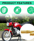 Carburetor Jet Kit 20 Piece Brass Main And Slow Pilot Jet Set For Scooters ATVs Karts And GY6 Engines, red motorcycle backdrop