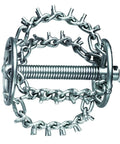 Heavy Hitter Chain Spinning Head Drain Snaking Tool With Spiked Ring 22mm Shank and 75mm Dia for effective clog removal.