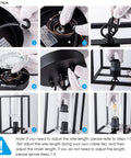 Step-by-step installation of One Light Farmhouse Pendant Light With Black Metal Cage And Glass Shade, adjustable chain for mounting.