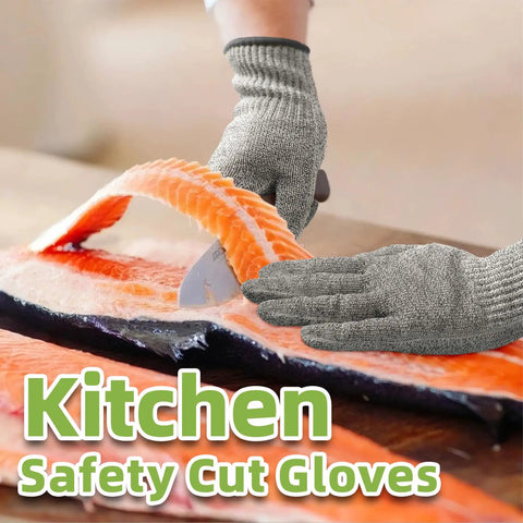 Pro Grade ANSI Cut Resistant Food Grade Gloves For Kitchen Prep And Meat Cutting Oyster Shucking And Fish Fillet Mandoline Safety