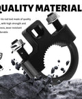 Three Eighths Inch Drive Inner Tie Rod Removal Tool With U Shaped Teeth Anti Slip Grip For Quick Dismantle And Installation Heavy Duty Universal Tie Rod End Tool For Cars SUVs And Trucks black steel