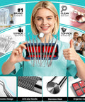 10 Pack Dental Tools Set For Home Use Pro Level Plaque Removal With Mirror Tweezers Tongue Cleaner Various Tooth Scrapers And Dental Picks
