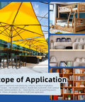 Collage showcasing bunk beds, kitchen shelves, outdoor yellow umbrellas, and bookshelves for 110 Piece Stainless Steel Dowel Pins Kit use.