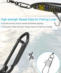 Ball Bearing Fishing Swivels With Quick Change Clips 29 Pack Slick Pro Grade Black Nickel Stainless Steel Snap Swivels Size 0 To 4 For Saltwater And Freshwater Ultra Smooth 360 Degree Rotation Reduces Line Twist, black fishing lure clip