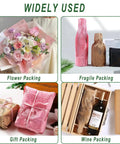 Eco Friendly Honeycomb Packing Paper Roll 12 Inch By 200 Foot Cushioning Alternative For Bubble Wrap Moving And Shipping No Plastic Recyclable Kraft Paper Biodegradable Green Packaging Solution For Protecting Delicate Items used for flowers, wine, and gifts.