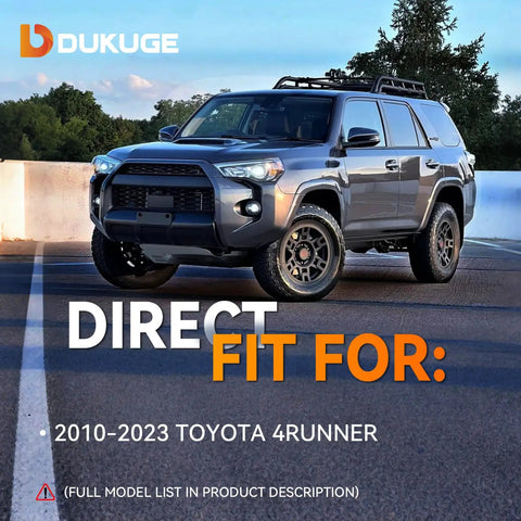 Toyota 4Runner Beefy Liftgate Struts Replacement Kit for 2010 2023 Rear Hatch Lift Support Shocks Pair OEM Quality SUV outdoors.