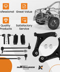 Beefed Up 10 Piece Heavy Duty Suspension Kit For Dodge Grand Caravan 2008 To 2018, Chrysler Town And Country 2008 To 2016