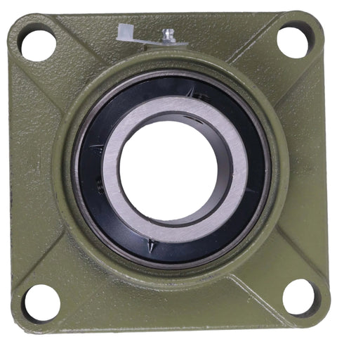 Front view of Two Inch Bore Four Bolt Flange Bearing With Set Screws F4B-SC-200 UCF211-32 SF-2 FY-2-TM for machinery support.