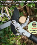 Heavy Duty Loppers Hedge Shears And Pruners 3 Piece Pro Grade Garden Tool Set for yard work cutting branch with lopper.