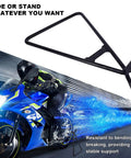 Beefy Heavy Duty Motorcycle Triangle Stand For Dirt Bike Universal Kickstand Rustproof Side Stand For Rear Wheel