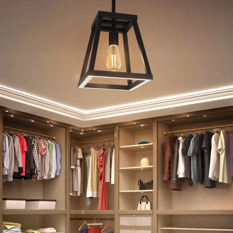 Smart Motion Sensor LED Bulb, 60W Equivalent, Soft White 2700K, E26 Base, Auto On Off When You Move, Energy Saver, Ideal For Hallways And Entryways, Perfect For Hallways, Staircases, And Entrances in black closet light fixture
