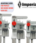 Rock Solid Heavy Duty Triple Head Tube Bender Built For No Sweat 180 Degree Copper And Steel Air Conditioning Line Bending with adjustable hook for perfect bends.