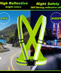 30 Pack Reflective High Visibility Safety Vests For Construction And Running Gear Lightweight Yellow Adjustable Straps One Size