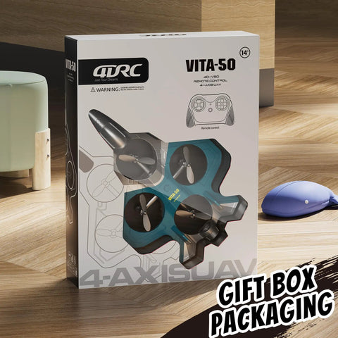 Gift box packaging for Remote Control Airplane With Three Batteries, Foam RC Plane for kids and adults.