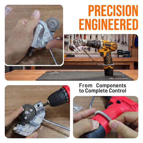 Beast Mode Metal Sheet Cutter Drill Attachment Electric Shears Nibbler For Iron Steel Copper Aluminum Heavy Duty Metal Cutting Tool For Power Drill For Any Metal Job Or DIY Projects. drill attachment cutting 21-gauge sheet metal