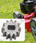 Two Pack 12-Tooth Pinion Gears 115-4668 12T Drive Gear For Toro 22 Inch Lawn Mower Wheel Replacements on grass