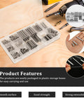 Get Your Garage Ready With This Awesome 200 Piece Spring Assortment Kit Featuring 20 Diverse Sizes From 4 Mm To 9 Mm, Made Of Heavy Duty Galvanized Steel For Tough Automotive Repairs And DIY Maintenance Projects That Need Some Serious Tensile Strength. 200-piece galvanized steel spring assortment in plastic organizer