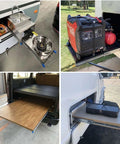 Beefed Up Heavy Duty Drawer Slides With Lock And Full Extension 850mm metal rail guides in outdoor camper setup