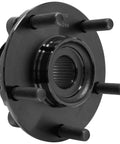 Beefed Up Front Wheel Bearing And Hub Assembly For 2007 To 2021 Chevrolet Nissan Renault Vehicles Including City Express Koleos Leaf NV200 Rogue Rogue Select Sentra And X Trail, side view.