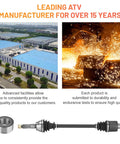 Rear CV Axle Shaft With Wheel Bearing For Polaris Ranger RZR S 800 2009 2014 And RZR 4 800 2010 2014 in manufacturing facility