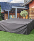 Outdoor Patio Table And Chair Set Cover Waterproof Large Grey Shield For 5 To 7 Piece Sets Fits 90.5 By 72.5 By 27.5 Inches Keeps Weather Out And Cushions Dry All Year over outdoor furniture set