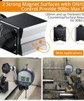 Digital Dial Indicator Set With Magnetic Base 1 Inch Travel 0.0005 To 0.01 Inch Resolution for CNC Machines and Lathes