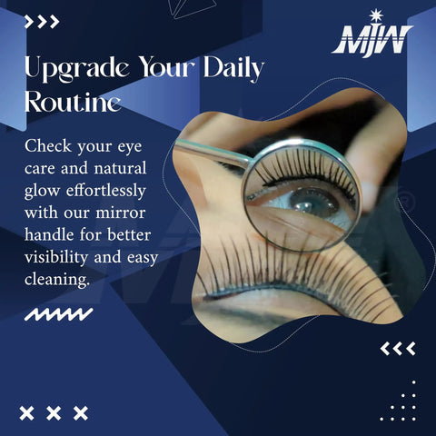 Dope Multi Use Dental Mirror 6.5 Inch Stainless Steel With Non Slip Handle For Teeth Care Lash Extensions And Pet Inspections Rust Resistant Easy Reach Grooming Tool For Home And Pros used for eyelash extension view