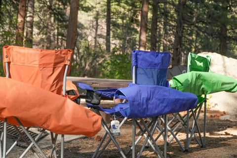 Anytime Chair For Camping And Outdoors, Foldable And Portable Outdoor Folding Chair With Carry Bag, Durable Fabric And Strong Frame