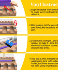 Dope Sublimation Pen Clamp for 0.4 Inch Pens Silicone Grip Holder and vinyl stickers application instructions
