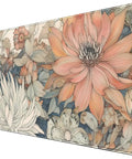 Large Boho Floral Desk Pad 31.5 By 15.7 Inches With Non Slip Rubber Base For Gaming Mouse Keyboard And Laptop Extended Desk Mat For Home Office Decor With Japanese Floral Aesthetic