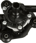 Direct Replacement Electric Engine Water Pump Featuring A Leak Proof Gasket And Slick Electromagnetic Design For No Sweat Garage Install And Sure Fire Cooling top view