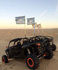 RZR XP Turbo Heavy Duty Radius Rods Rear Arms Upgrade Kit For Off Road UTVs, 12mm Bolts, 5x Stronger Than Stock, Beefy Rear Suspension Upgrade For Rugged Trails And High Impact Rides mounted on UTV