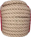 Natural Jute Manila Rope 1.5 Inch Thick For Railings Docks Tug Of War And DIY Crafts Nautical Decor Outdoor Landscaping