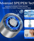 On The Go Hydrogen Water Bottle With 4000 PPB Generator and SPE PEM Glass Ionizer 420ml showcasing advanced tech.